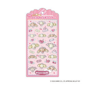 【予約】シナモンエンジェルス　ぷくりんキャンディシール　かわいい　立体的　花　フラワー　ピンク　ナース　イエロー　サンリオ　sanrio 　TCP　NIC　日本製【09月予約】