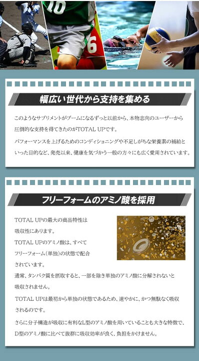 楽天市場】【成長サポート】トータルアップ 1袋 / 約30日分(240粒×1袋 