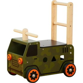 ウォーカーライドアーミー IM-87850木製 木のおもちゃ おもちゃ 知育 玩具 ベビー トイ 幼児 子供 赤ちゃん 保育園 遊び 車 カタカタ 型はめ エデュテ