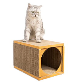 HappyDays キャットハウスロング ペットプロ ハッピーデイズ 猫 ネコ ダンボール ハウス 爪とぎ つめとぎ 爪磨き つめみがき店内全品ポイント10倍※要エントリー
