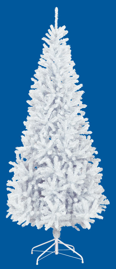 クリスマス ヌードツリー 装飾 240cmホワイトスリムツリー 殿堂 情熱セール 手で直接広げるタイプ 枝が幹に巻きつけられており