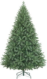 【クリスマス・ヌードツリー・装飾】210cmオレゴンツリー(幹と枝が傘の様な部品で接続されておりパタパタ広げるタイプ)
