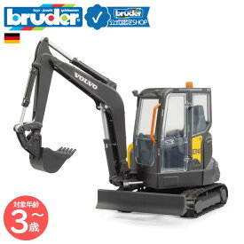 【ブルーダー公式ショップ】 ブルーダー bruder Volvo コンパクトショベル ECR40 bruder-02465 | ショベルカー ミニチュア 子供用建設玩具 建設シリーズ かっこいい 大人 クール 人気 プレゼント 誕生日 ボルボ 建設機械 おもちゃ クリスマス