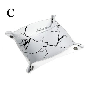 レザートレイ 小物入れ インテリア 雑貨 マルチトレー 革小物 アクセサリー収納 マルチトレー 正方形 春 新生活 13cm 千鳥柄 大理石柄 ゼブラ柄 市松模様 ブラック ゴールド 金 JOCOSA 9015 送料