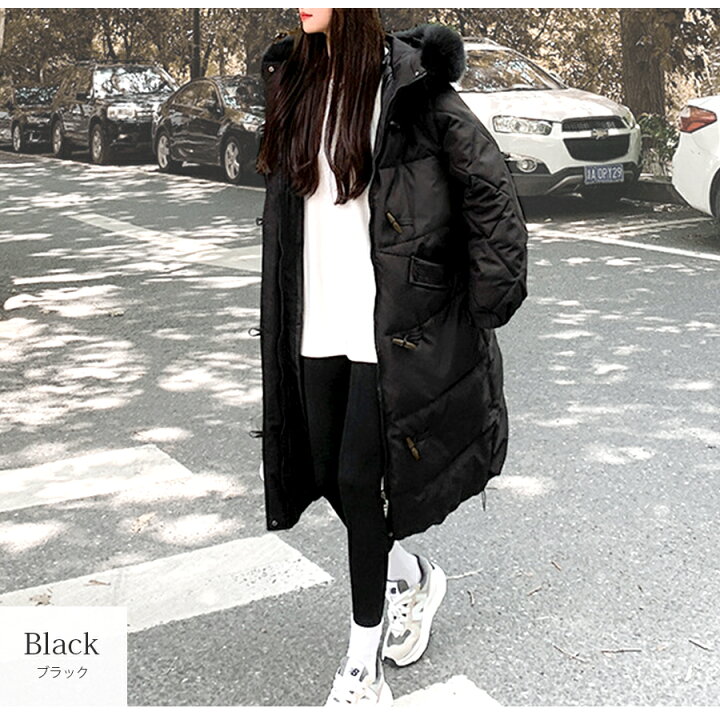 楽天市場】ダウン アウター フード付き ファー コート ダウンコート  