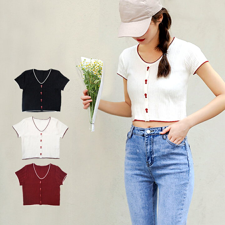 楽天市場】【いちばの日！エントリーで最大P4倍】ニット トップス 半袖  