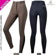 乗馬 キュロット ズボン パンツ EQULIBERTA タイトフィット サマーキュロット フルグリップ レディース …