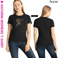 乗馬 Tシャツ タンクトップ horze カトリン クリスタル アートワーク ウェスタン Tシャツ 半袖 レディー…