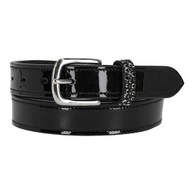 乗馬 ベルト QHP ラゴス パテントレザー ベルト 乗馬用品 馬具