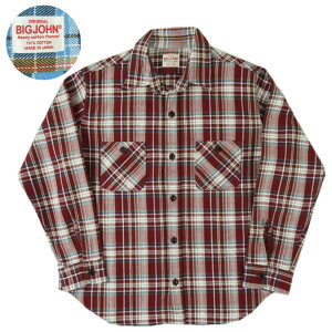 BIG JOHN �r�b�O�W���� �l���V���c HEAVY COTTON FLANNEL SHIRT MS001E
