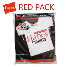 Hanes ヘインズ RED PACK クルーネック 半袖Tシャツ 3Pホワイト HN-H2135