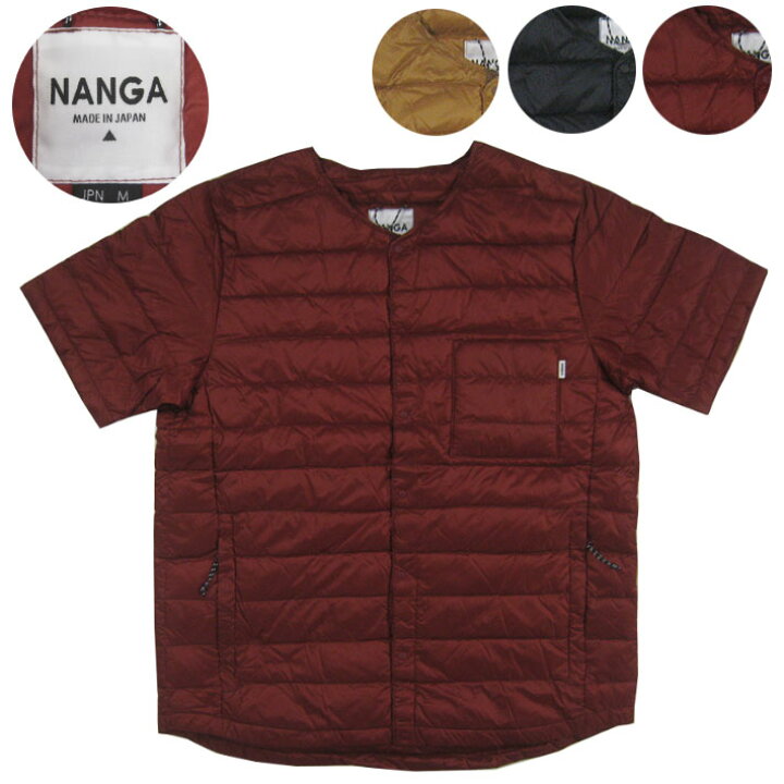 楽天市場】NANGA ナンガ ダウンTシャツ 半袖ダウン : カジュアル  