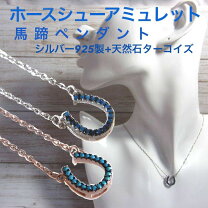 楽天市場】馬蹄 ネックレス（種類（宝石）ターコイズ）（レディース 