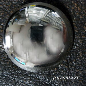 銀色 ホワイトブロンズ製 コンチョ ネジ式 ネジ ドーム型 シンプル 鏡面 無地 大型 35ミリ ネジ付 スクリューバック シカゴスクリュー シルバー ボタン タック 鋲 長財布 ウォレット キーケー