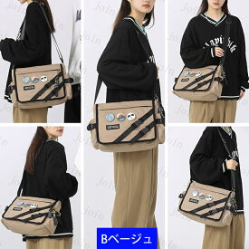 BA166#ショルダーバッグ メンズ 日本国内当日発送 2type 8color 斜めがけバッグ レディース 軽い 大きめ ナイロン スポーツ 通勤 通学 肩掛け ワンショルダー