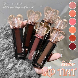 リップグロス (cs506#) 日本国内当日発送 6color リップスティック 口紅 落ちにくい リップ グロス 韓国コスメ かわいい 化粧品 プチプラ ティント メイクアップ