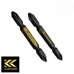 FUJIYA �t�W�� �����r�b�g 2�{�g �{2×65mm ���� KUROKIN 5202-65-BG