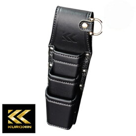 FUJIYA フジ矢 ホルダー 3段 LIGHT PU LEATHER SERIES 黒金 KUROKIN AH-63BG