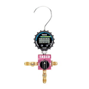 TASCO �C�`�l���^�X�R R410A/R32/R463A-J�p�{�[���o���u���f�W�^���V���O���}�j�z�[���h TA123DG