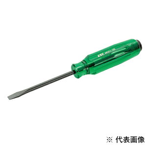 KTC 京都機械工具樹脂柄ドライバ マイナス貫通タイプ6mmMDD1100【4989433800950:3736181】
