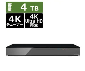 ���V�i���J���i��REGZA ���O�U 4K �u���[���C�f�B�X�N���R�[�_�[ �S�ԑg�����^�� 4TB 8�`���[�i�[ �ő�8�ԑg�����^�� DBR-4KZ400 �u���b�N��4580652111744��