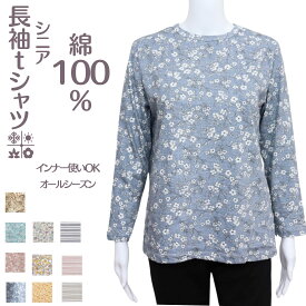 シニアファッション レディース 母の日 プレゼント ギフト シニアの服 介護 F/LL ビッグ シニアファッション 80代 レディース 春夏 ストレッチ 長袖tシャツ 送料無料