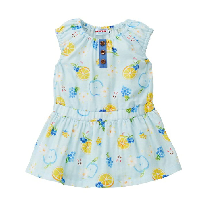 楽天市場 夏物アウトレットセール ミキハウス Mikihouse うさこトロピカル柄ワンピース 110cm 1cm 子供服ジョリィ楽天市場店