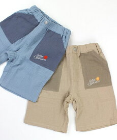 ※サマーセール50％OFF※【2025春夏】SKAPE（エスケープ） Wガーゼ5分パンツ（80〜130cm）