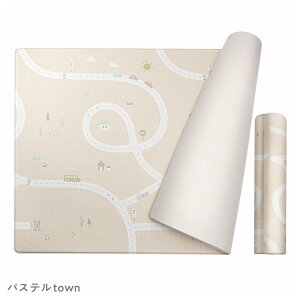 抗菌 プレイマット ベビー もちもち ベビーマット 140×200×1.6cm 赤ちゃん マット 防水 防炎 シームレス 大判 厚手 防音 騒音緩和 衝撃吸収 日本メーカー リビング リバーシブル おしゃれ おす