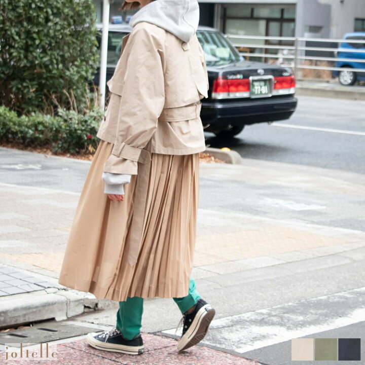 楽天市場】セール バックプリーツトレンチコート トレンチコート  