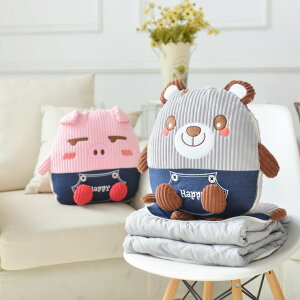送料無料 枕サイズ40*40CM 広げれば150*100cm 毛布 ケット 抱き枕 インテリア 可愛い かわいい プレゼント ギフト 柔らか 心地いい c-maotan-5288-gg