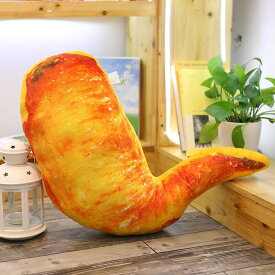 送料無料 45cm ぬいぐるみ 手羽先 テバサキ クッション 食物 可愛い かわいい 彼女に ふわふわで癒される 柔らか 心地いい 抱き枕 インテリア 子供 おもちゃ 大きい プレゼント c-wanou-10514-gg