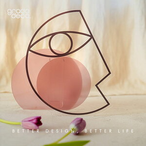 送料無料 花瓶 アクリル フラワーベース 月 face アクリルベース プレゼント ギフト 透明 北欧 高級感 装飾品 飾り アート系 幾何 抽象的デザイン アクリル花器 シンプル おしゃれ かわいい イ