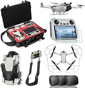 DJI Mini 3 Pro �A�N�Z�T���[ �o���h�� �L�b�g �h���P�[�X�A�K���X�A�t�B���^�[�A�v���y�� �z���_�[�A�v���y�� �K�[�h�A�������[�h �l�b�N �X�g���b�v�A�������u �܂肽���ݎ�