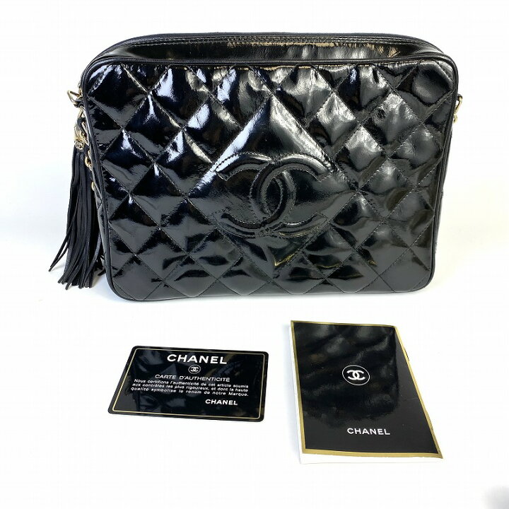 楽天市場】【中古】CHANEL シャネル マトラッセ フリンジ エナメル  