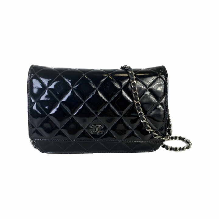 楽天市場】【中古】CHANEL シャネル マトラッセ チェーン エナメル 
