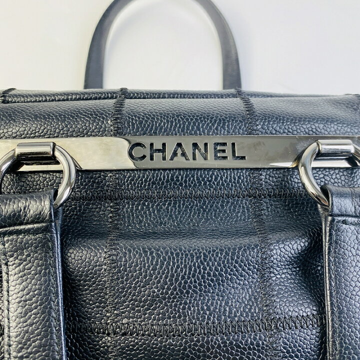 楽天市場】【中古】CHANEL シャネル チョコバー キャビアスキン 