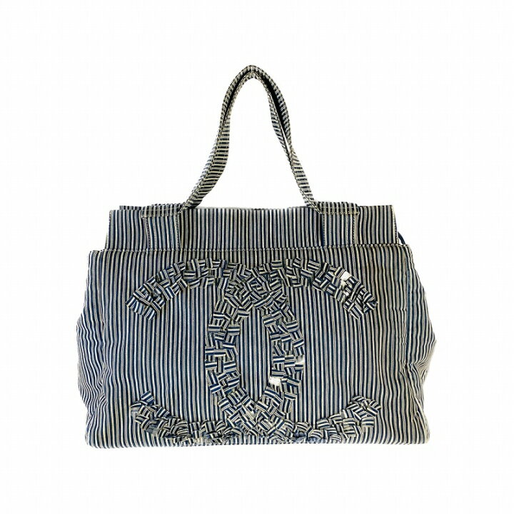 楽天市場】【中古】CHANEL シャネル ココマーク キャンバス トート  