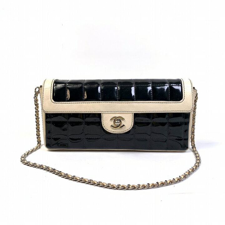 楽天市場】CHANEL シャネル チョコバー エナメル／パテントレザー  
