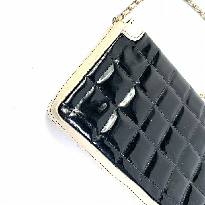 楽天市場】CHANEL シャネル チョコバー エナメル／パテントレザー  