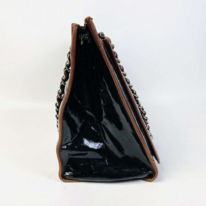 楽天市場】【最終処分SALE】 シャネル チョコバー エナメル ショルダー 
