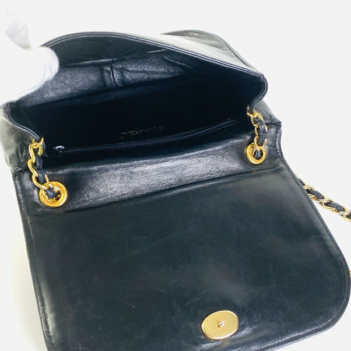 楽天市場】CHANEL シャネル ココマーク ラムスキン ショルダーバッグ 