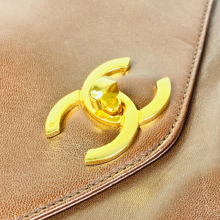 楽天市場】CHANEL シャネル ターンロック ラムスキン トートバッグ 