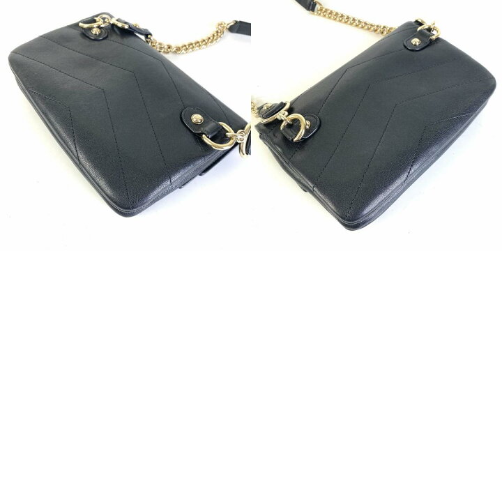 楽天市場】【最終処分SALE】CHANEL シャネル Wフラップ ラムスキン 