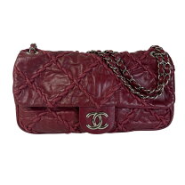 カ*シ様 CHANEL ワインレッド ショルダーバッグ