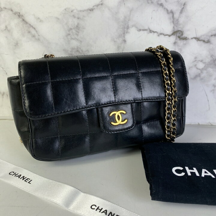 楽天市場】CHANEL シャネル チョコバー ココマーク レザー ショルダー