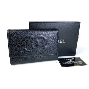シャネル(CHANEL) キャビアスキン(Caviarskin) メンズ長財布 | 通販  