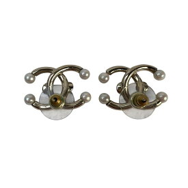 【最終処分SALE】CHANEL シャネル ココマーク B21Aラインストーン×フェイクパール ピアス／イヤリング A-8446