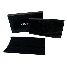 CHANEL シャネル ココマーク 長財布 ブラックA-8951