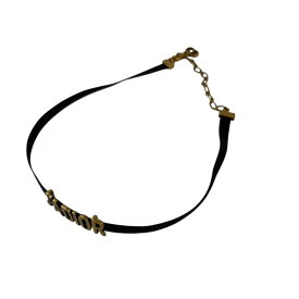 ディオール　DIOR チョーカー ネックレス ブラック A-8707